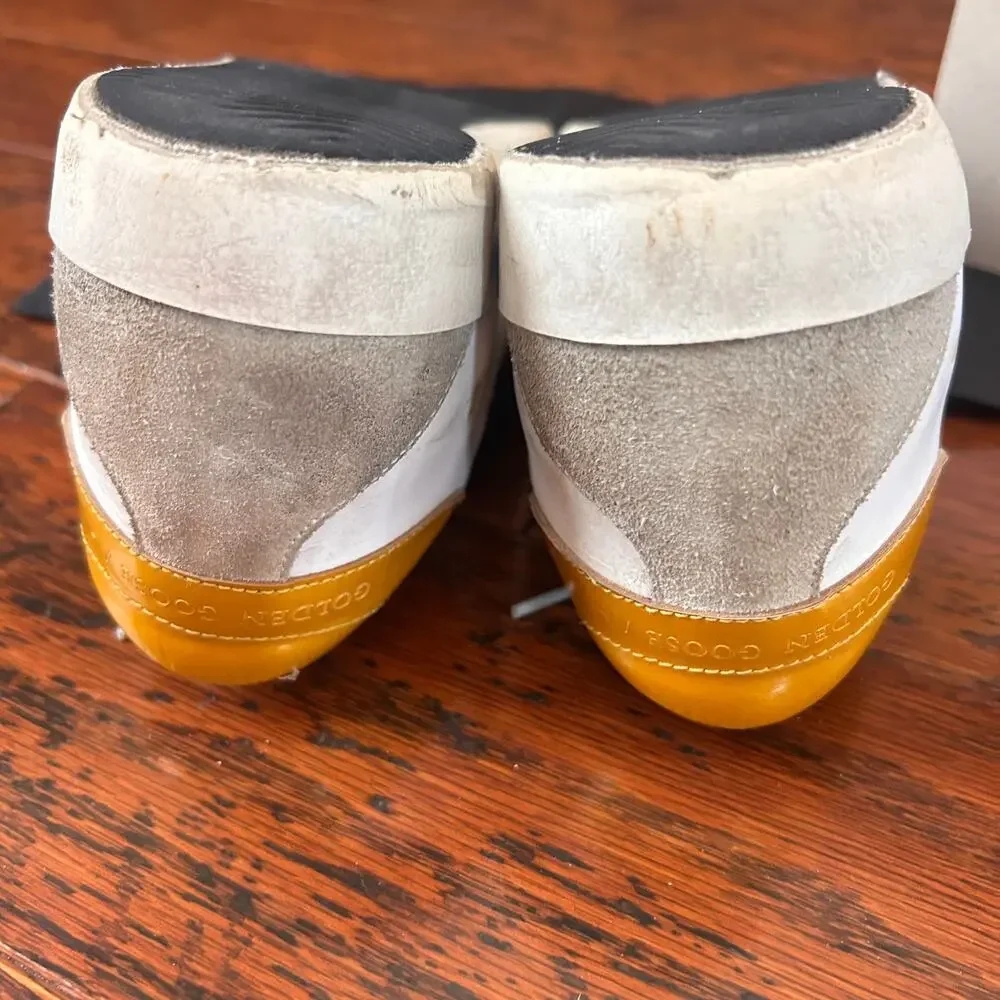 Golden Goose Superstar Sneakers w/Pink Metallic Star and Gold Heel Tab Sz 39 - Picture 9 of 15